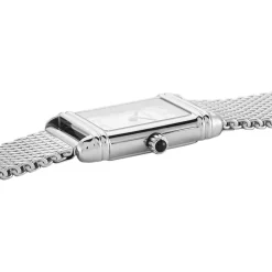 HERBELIN Montre Art Deco Argent cadran argenté fond argenté bracelet acier argenté Online