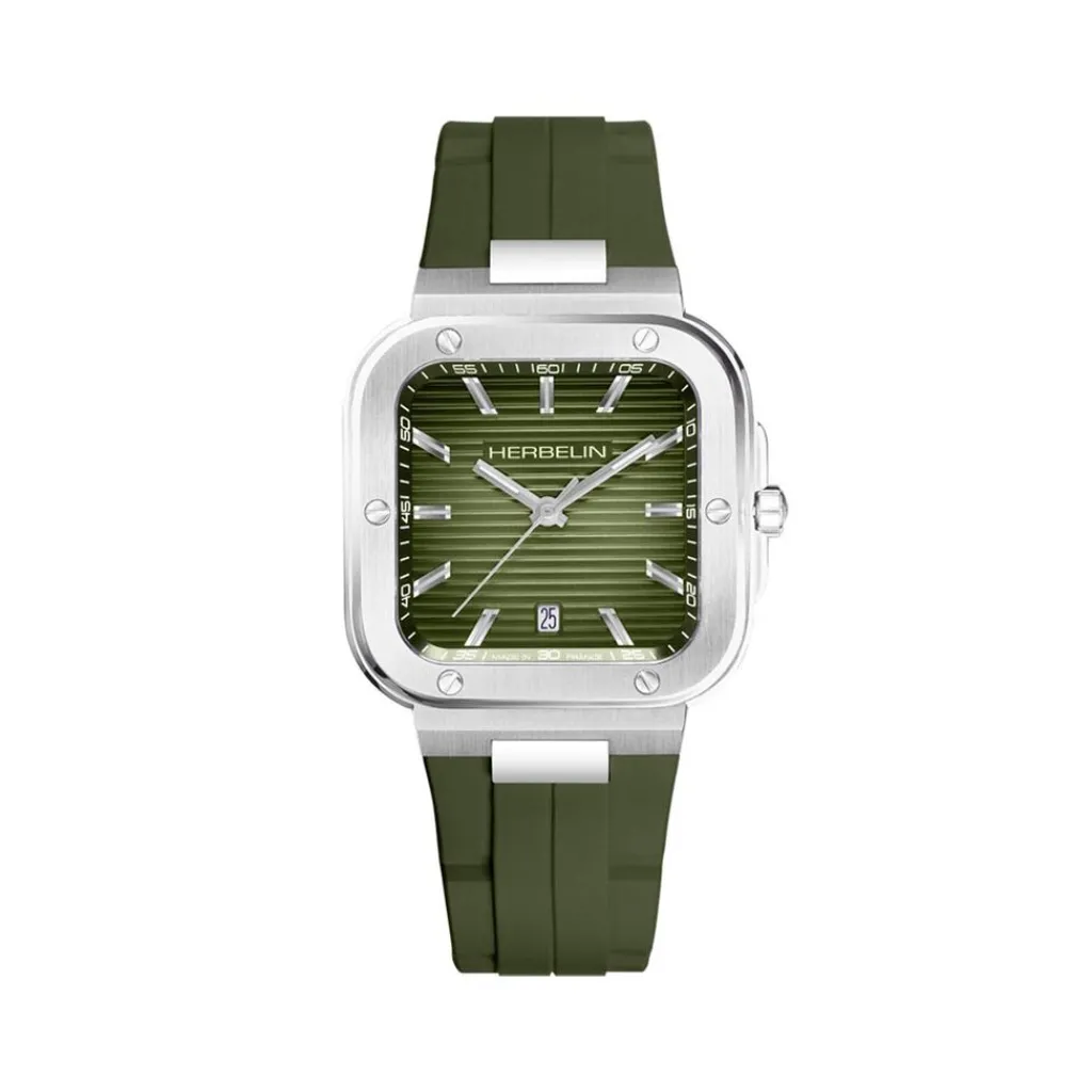 HERBELIN Montre Cap Camarat Square Kaki New