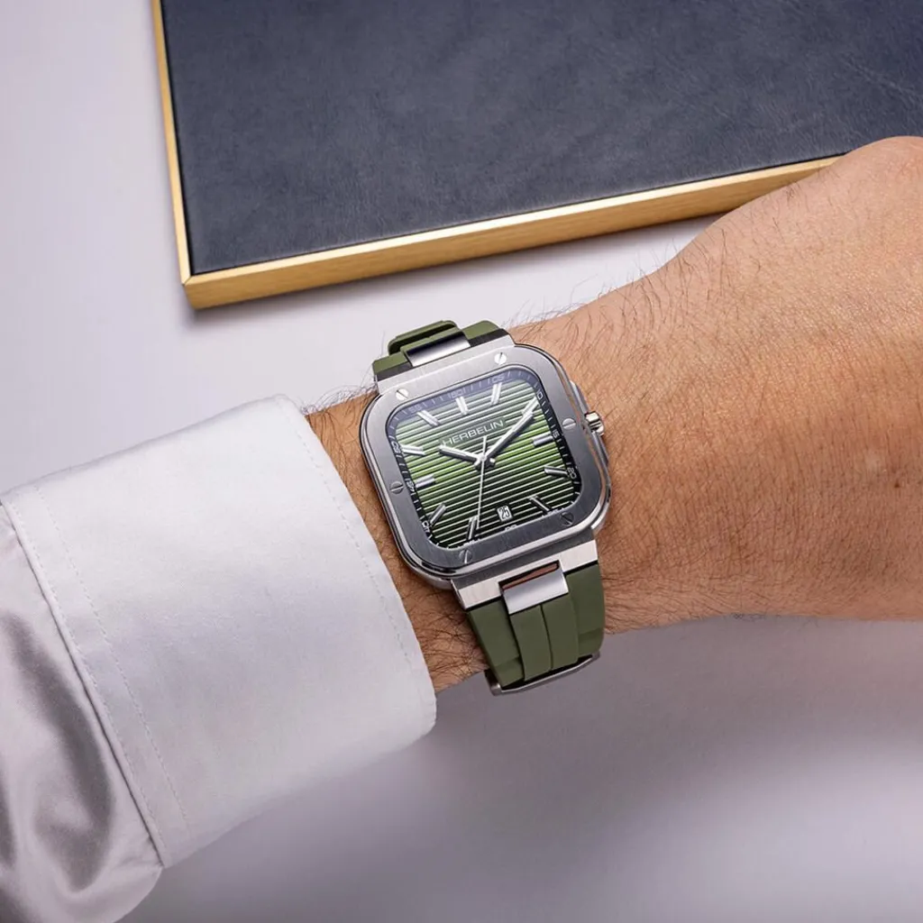 HERBELIN Montre Cap Camarat Square Kaki New