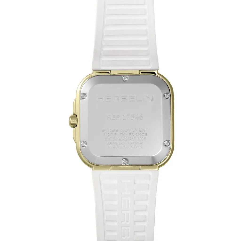 HERBELIN Montre Cap Camarat Square Nacre Blanche Hot