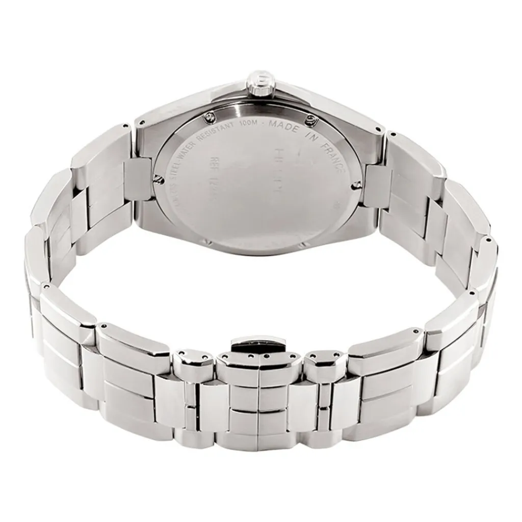 HERBELIN Montre Cap Camarat Vert cadran argenté fond vert bracelet métal argenté New