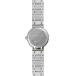 HERBELIN Montre Galet Blanc cadran bicolore fond blanc bracelet acier bicolore Outlet