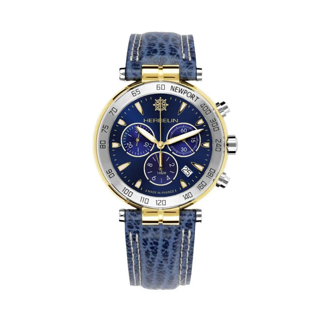 HERBELIN Montre Newport Originals Bleu Clearance