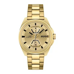 HUGO Montre Expose Doré Clearance