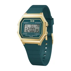 ICE WATCH Montre Digit Retro Vert cadran doré bracelet silicone vert Sale