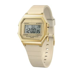ICE WATCH Montre Digit Retro cadran doré bracelet silicone beige Online