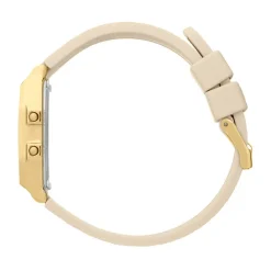 ICE WATCH Montre Digit Retro cadran doré bracelet silicone beige Online