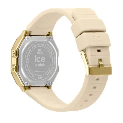 ICE WATCH Montre Digit Retro cadran doré bracelet silicone beige Online