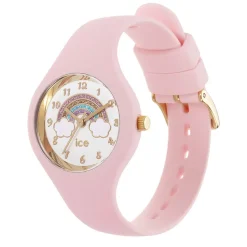 ICE WATCH Montre Fantasia Blanc cadran rose fond blanc bracelet silicone rose