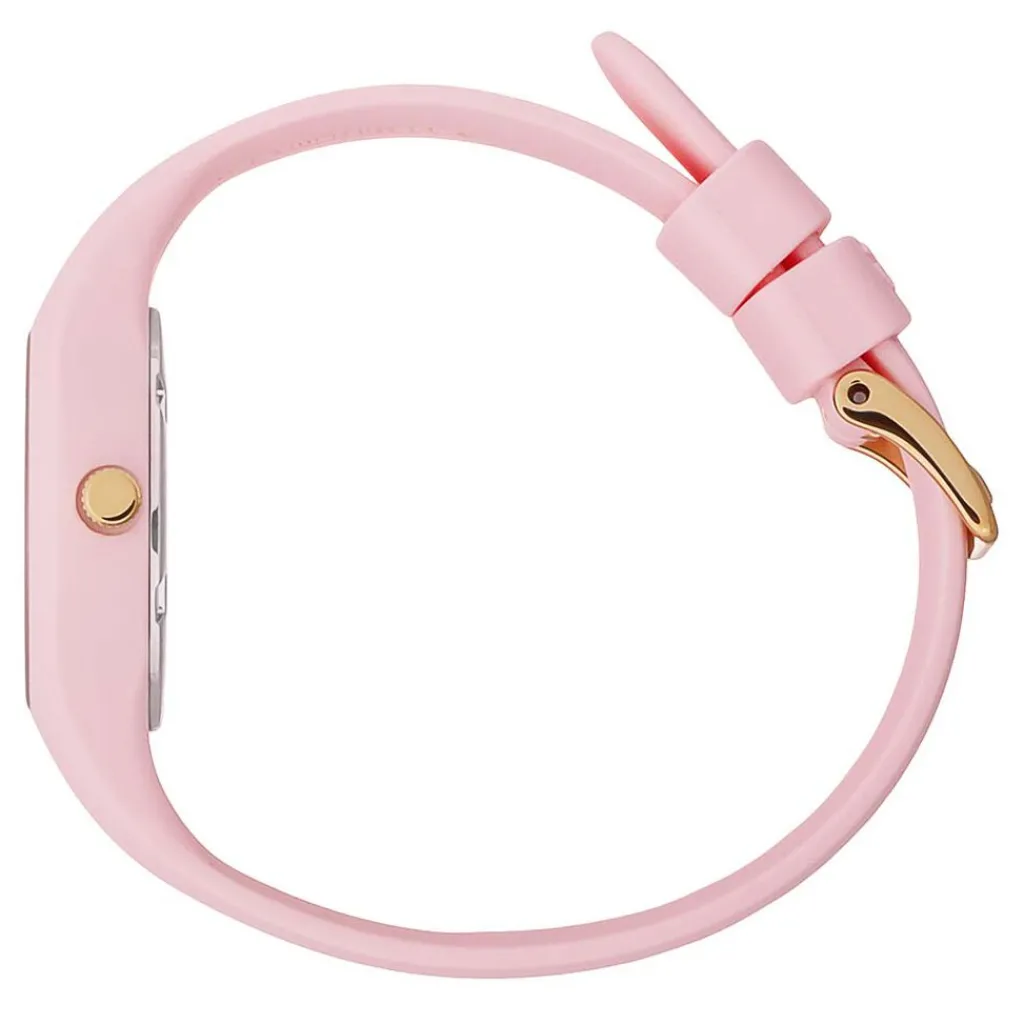 ICE WATCH Montre Fantasia Blanc cadran rose fond blanc bracelet silicone rose