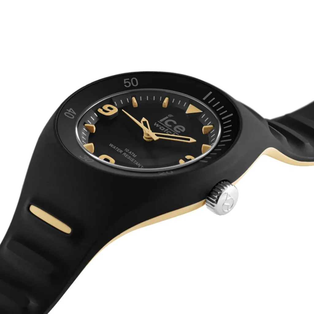 ICE WATCH Montre Pierre Leclercq Noir cadran noir fond noir bracelet silicone noire Hot