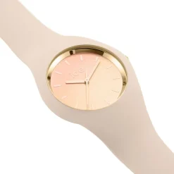 ICE WATCH Montre Sunset Multicolore cadran beige fond multicolore bracelet silicone beige Outlet