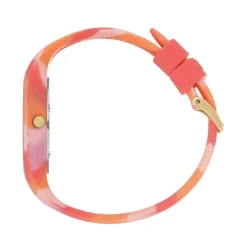 ICE WATCH Montre Tie And Dye Beige cadran doré fond beige bracelet silicone tricolore Discount