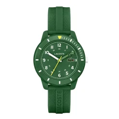 LACOSTE Montre Mini Tennis Vert cadran vert fond vert bracelet silicone vert Sale
