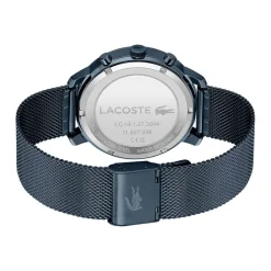 LACOSTE Montre Replay Bleu cadran bleu fond bleu bracelet acier bleu