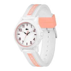 LACOSTE Montre Teen/rider Blanc cadran blanc fond blanc bracelet silicone blanc Clearance