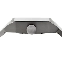 LIP Montre Big Titane Noir cadran gris fond noir bracelet titane gris New