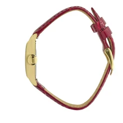 LIP Montre Churchill C18 Bordeaux cadran doré fond bordeaux bracelet cuir de vache bordeaux Sale