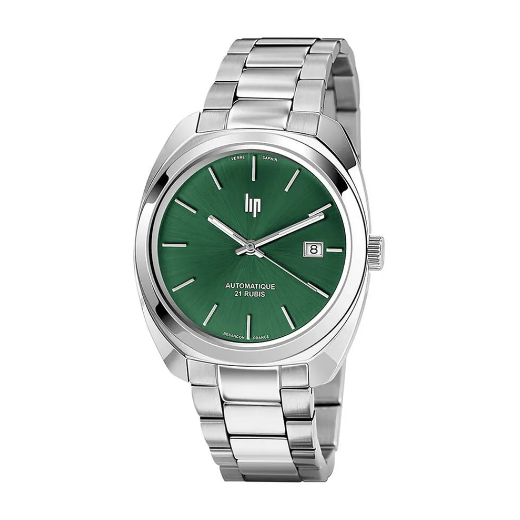 LIP Montre General De Gaulle Auto 39 Vert Clearance