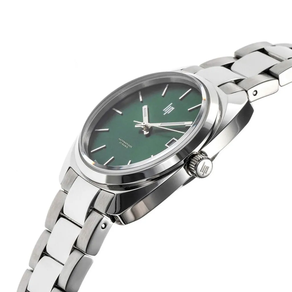 LIP Montre General De Gaulle Auto 39 Vert Clearance