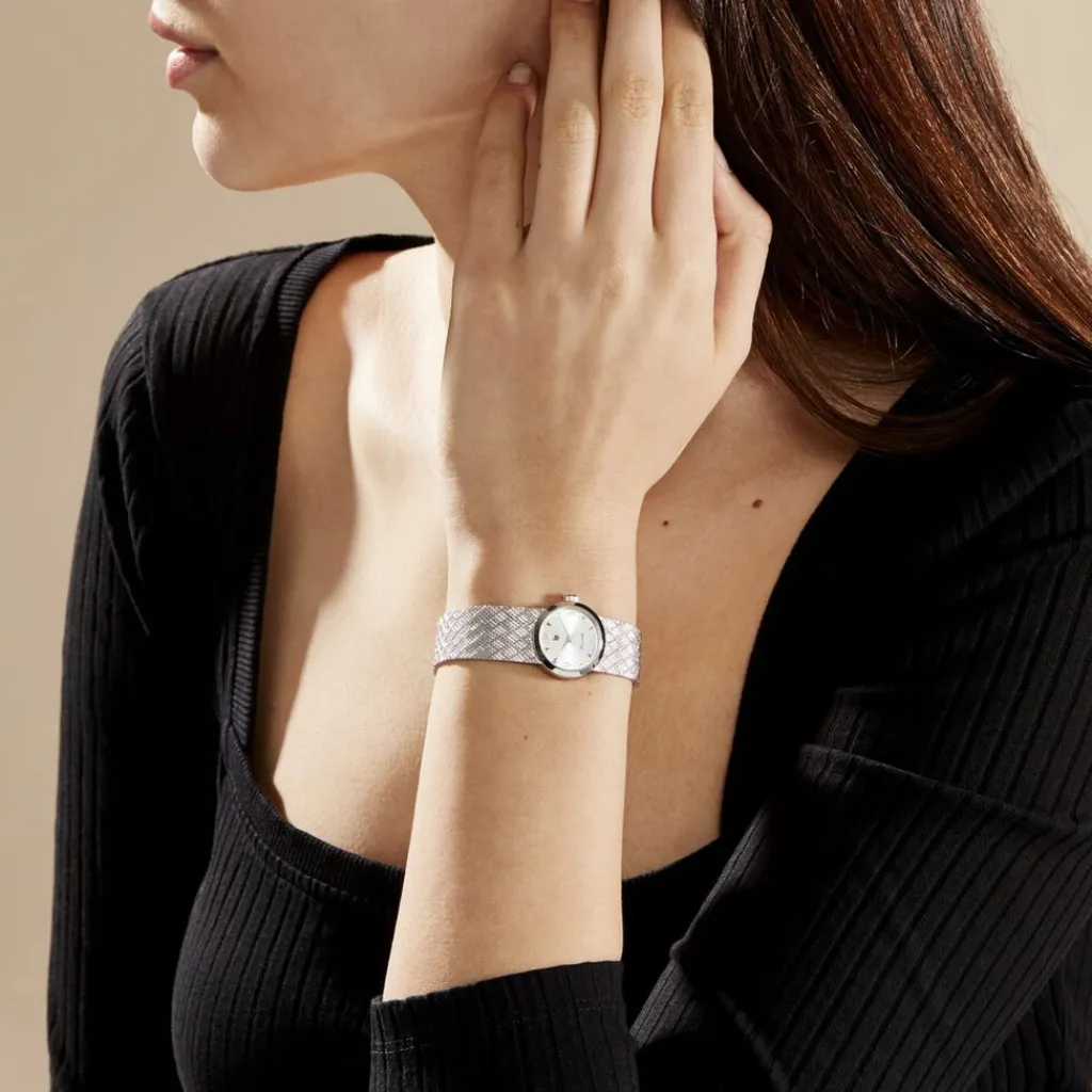 LIP Montre Henriette 22 Argenté cadran argenté fond argenté bracelet métal argenté Online