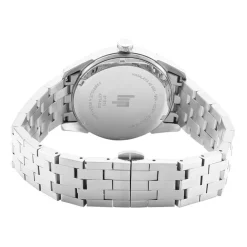 LIP Montre Himalaya Bleu cadran argenté fond bleu bracelet acier argenté Best