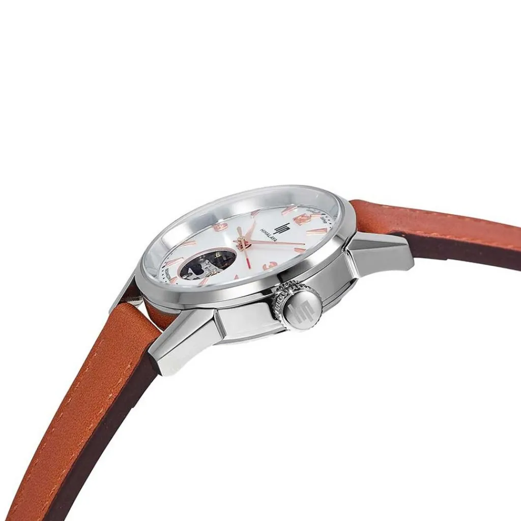 LIP Montre Himalaya C艙ur Battant Argenté diamètre 29 argenté marron Sale