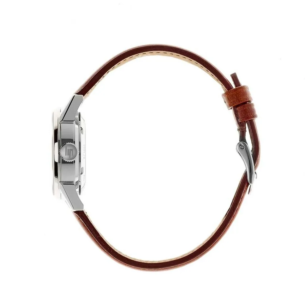 LIP Montre Himalaya C艙ur Battant Argenté diamètre 29 argenté marron Sale
