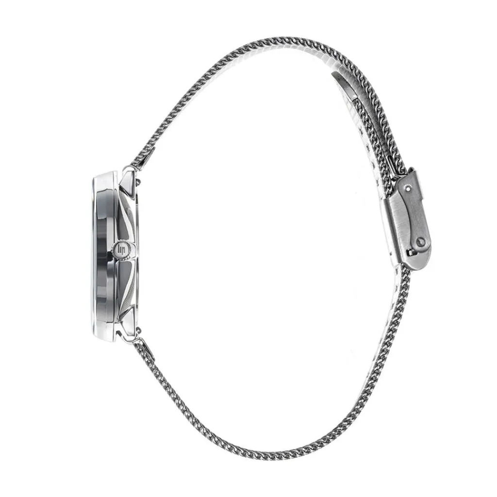 LIP Montre Himalaya Dauphine 29 Bleu cadran argenté fond bleu bracelet acier argenté Online