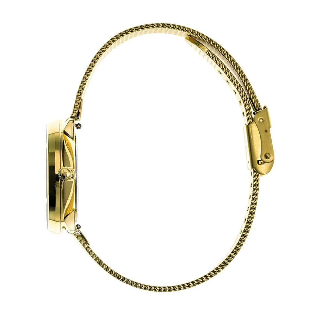 LIP Montre Himalaya Dauphine 29 Marron cadran doré fond marron bracelet acier doré Online