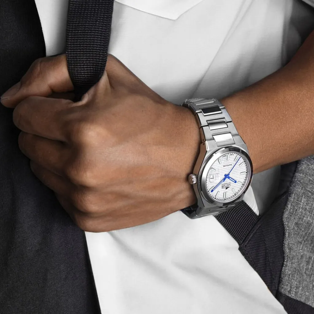 LOTUS Montre Automatico Argenté cadran argenté fond argenté bracelet acier argenté Sale