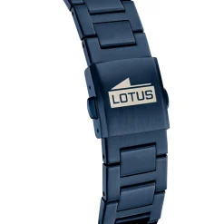 LOTUS Montre Excellent Bleu cadran bleu fond bleu bracelet acier bleu New