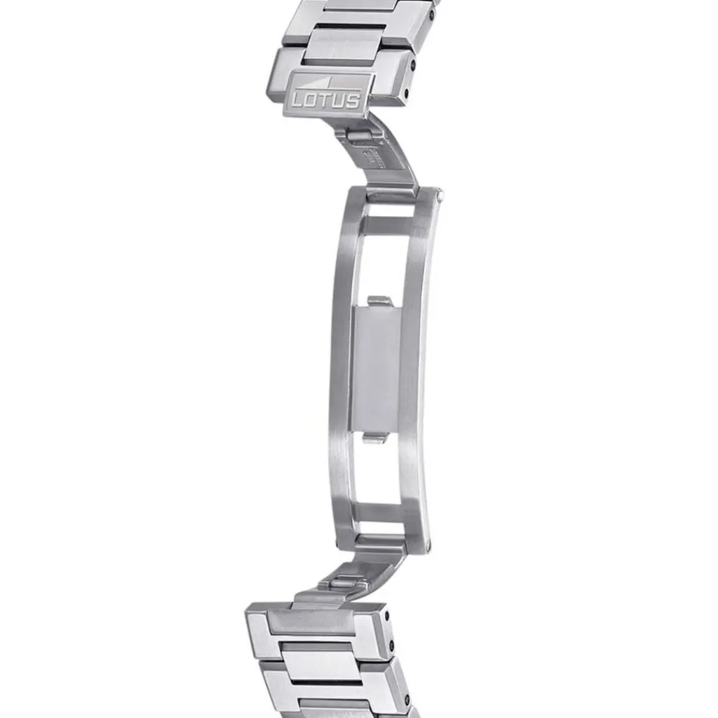LOTUS Montre Excellent Vert cadran argenté fond vert bracelet acier argenté Sale
