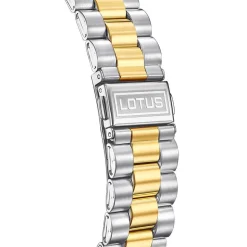 LOTUS Montre Freedom Collection Vert cadran argenté fond vert bracelet acier bicolore Outlet