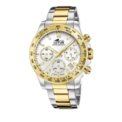 LOTUS Montre Freedom Collection Argenté cadran argenté fond argenté bracelet acier bicolore
