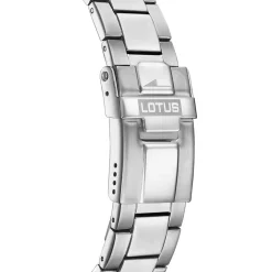 LOTUS Montre Freedom Collection Bleu cadran argenté fond bleu bracelet acier argenté New