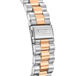 LOTUS Montre Freedom Collection Vert cadran argenté fond vert bracelet acier bicolore Hot