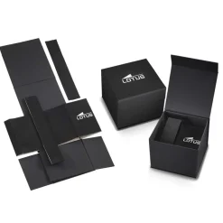 LOTUS Montre Freedom Collection Blanc cadran argenté fond blanc bracelet acier bicolore Discount