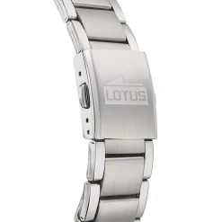 LOTUS Montre Minimalist Bleu cadran argenté fond bleu bracelet acier argenté Online