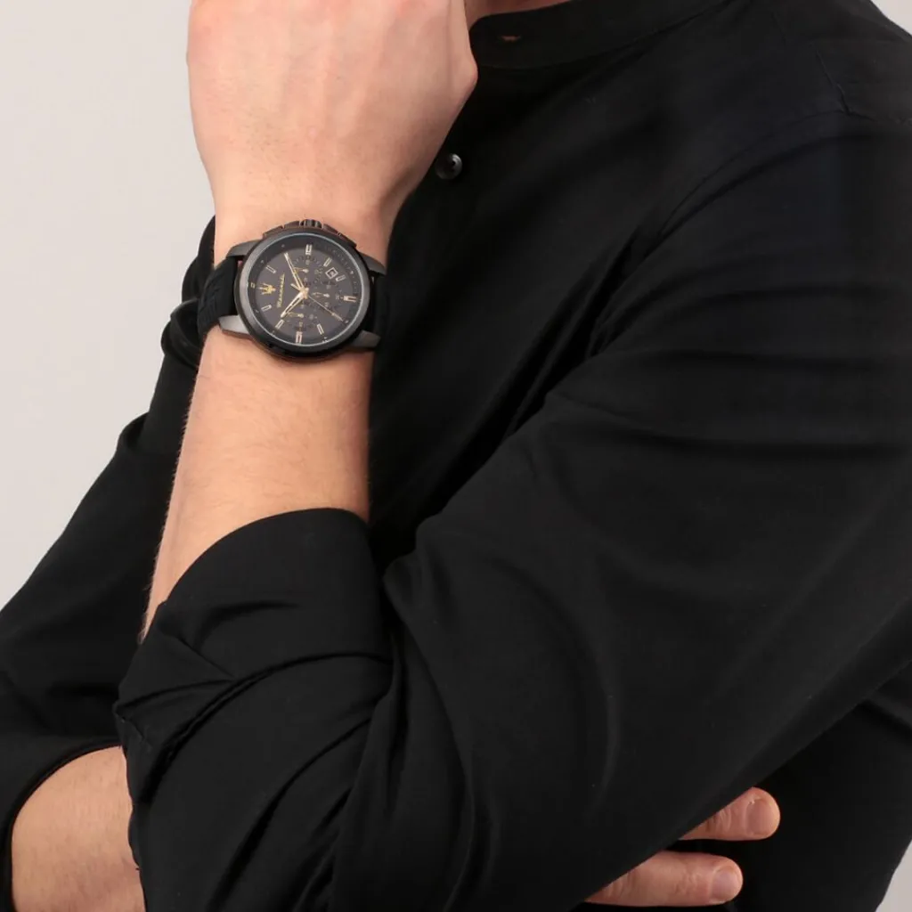 MASERATI Montre Successo Chrono Noir Sale