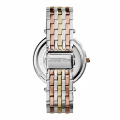 MICHAEL KORS Montre Darci Argent cadran bicolore fond argenté bracelet acier argenté Discount