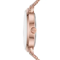 MICHAEL KORS Montre Portia Rose cadran doré rose fond rose bracelet acier doré rose