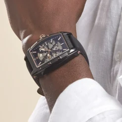 MONTIGNAC Montre Tonneau Automatiquev Noir Clearance