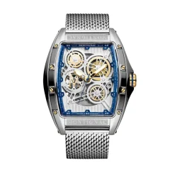 MONTIGNAC Montre Tonneau Auto Argenté Best