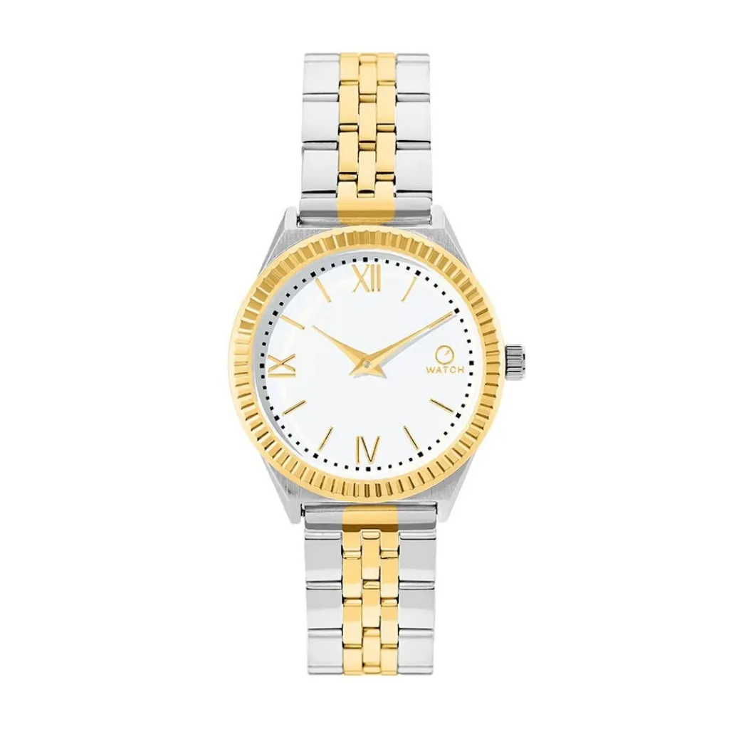 O WATCH Montre Awesome Blanc Outlet