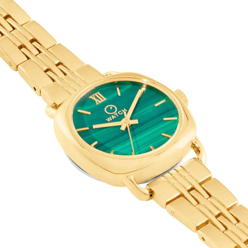 O WATCH Montre Geometric Vert