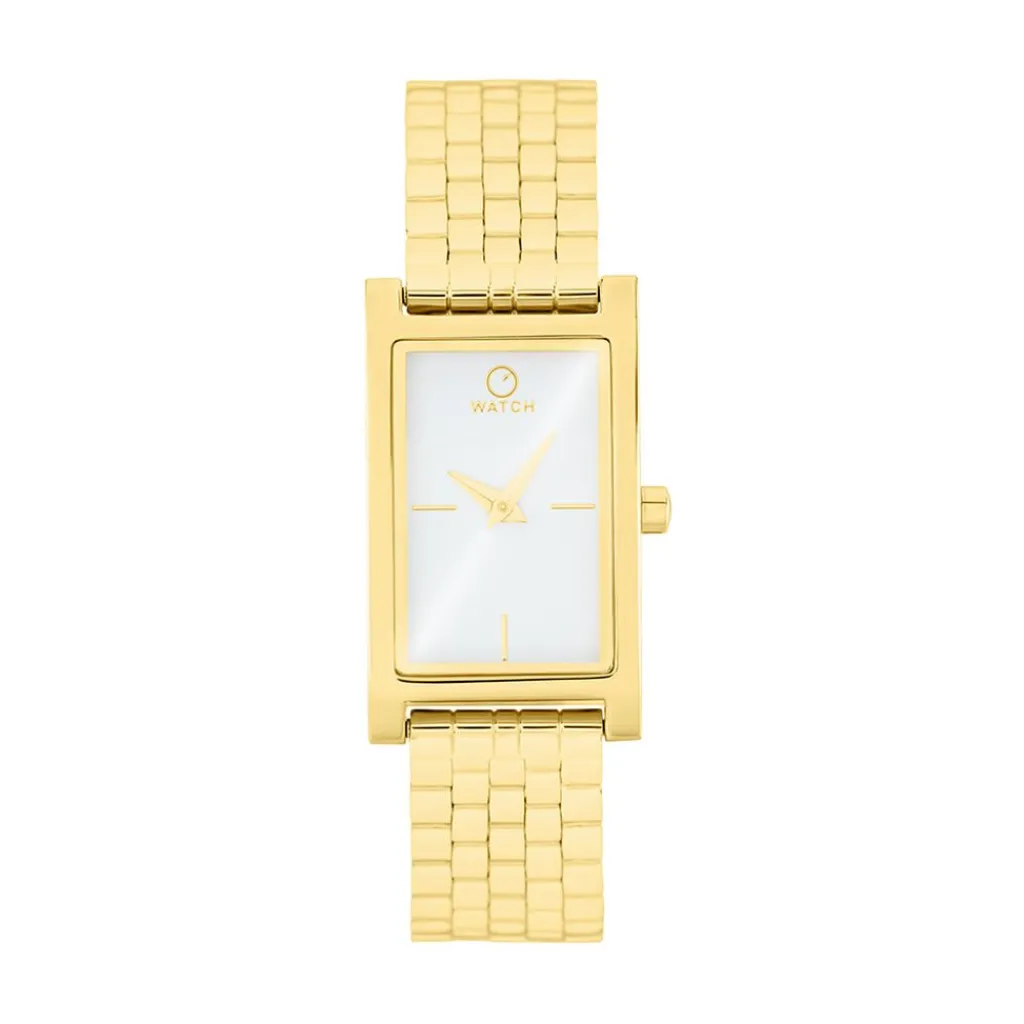 O WATCH Montre Oblong Blanc Online