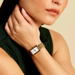 O WATCH Montre Oblong Blanc Online