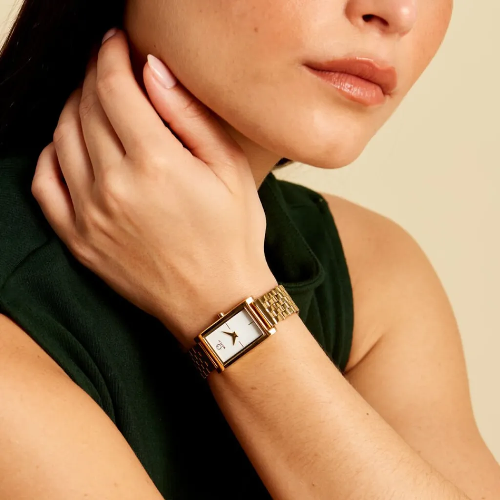 O WATCH Montre Oblong Blanc Online