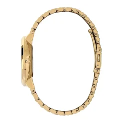 OLIVIA BURTON Montre Celestial Nova Marron cadran doré fond marron bracelet acier doré